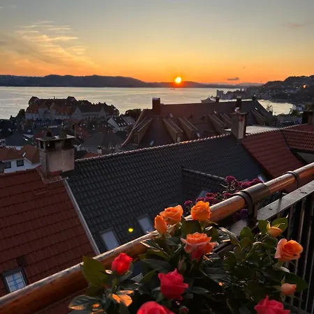 Lejlighed Bergensleilighet, Privat Balkong, Topp Utsikt